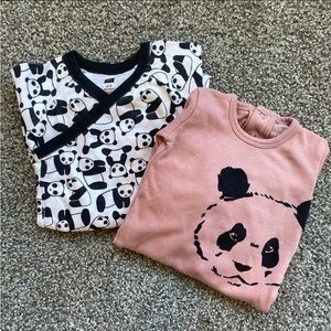 Bundle - Panda Sleepers, 6-9mo
